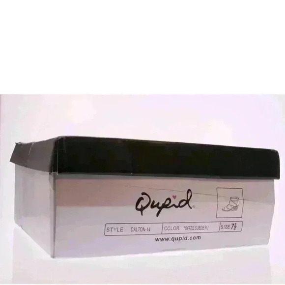 NIB Qupid Women's DALTON-14 Toffee Caged Peep Toe Sandal Boot Bootie Size 7.5 - Picture 6 of 6